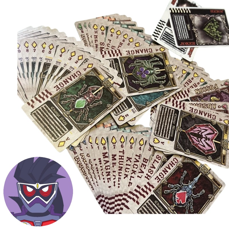 Themed Playing Card - Bandai Kamen Rider персонажи аниме творческая