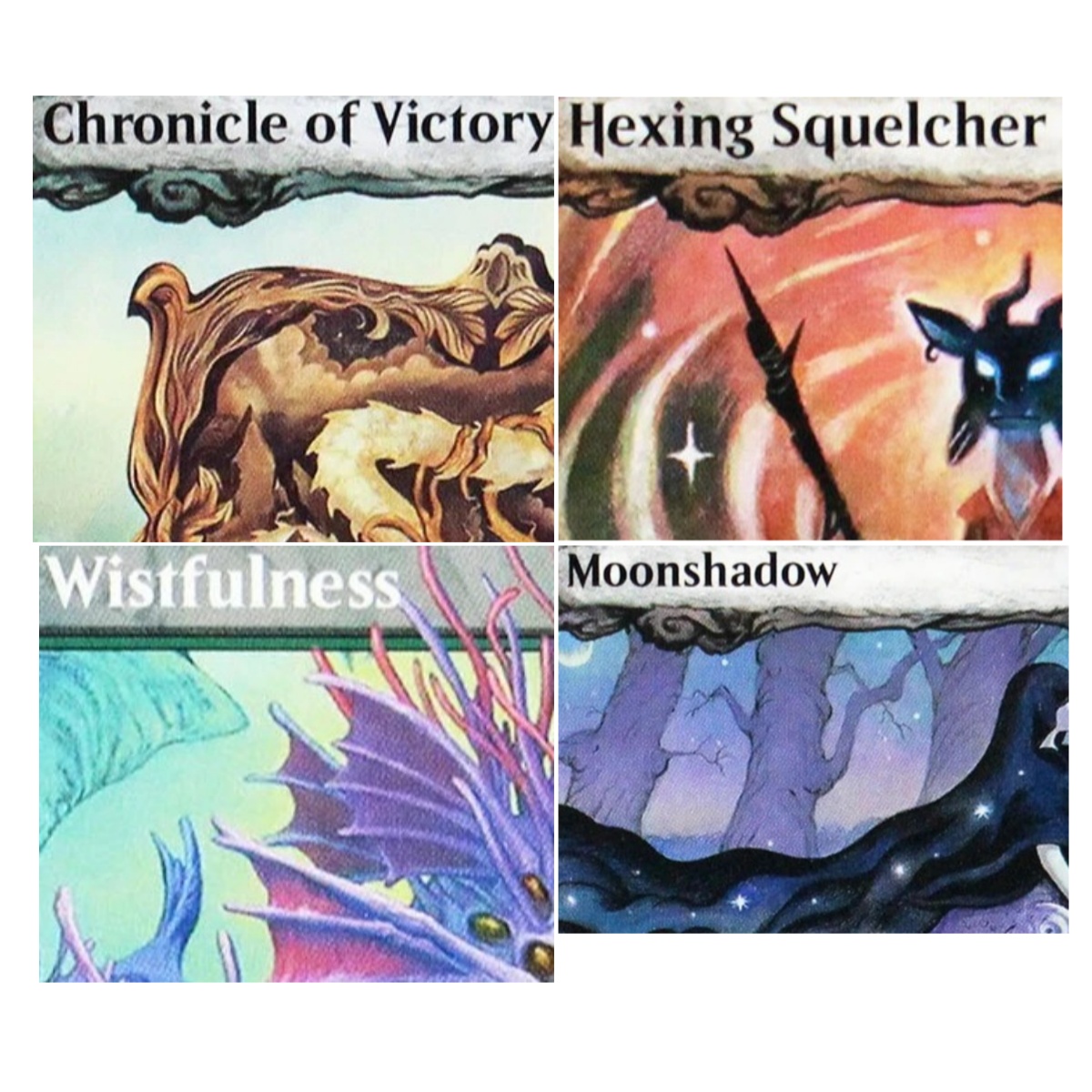 Themed Playing Card - Карты ECL 'Hexing Squelcher/Wistfulness/Vibrance' TCG M
