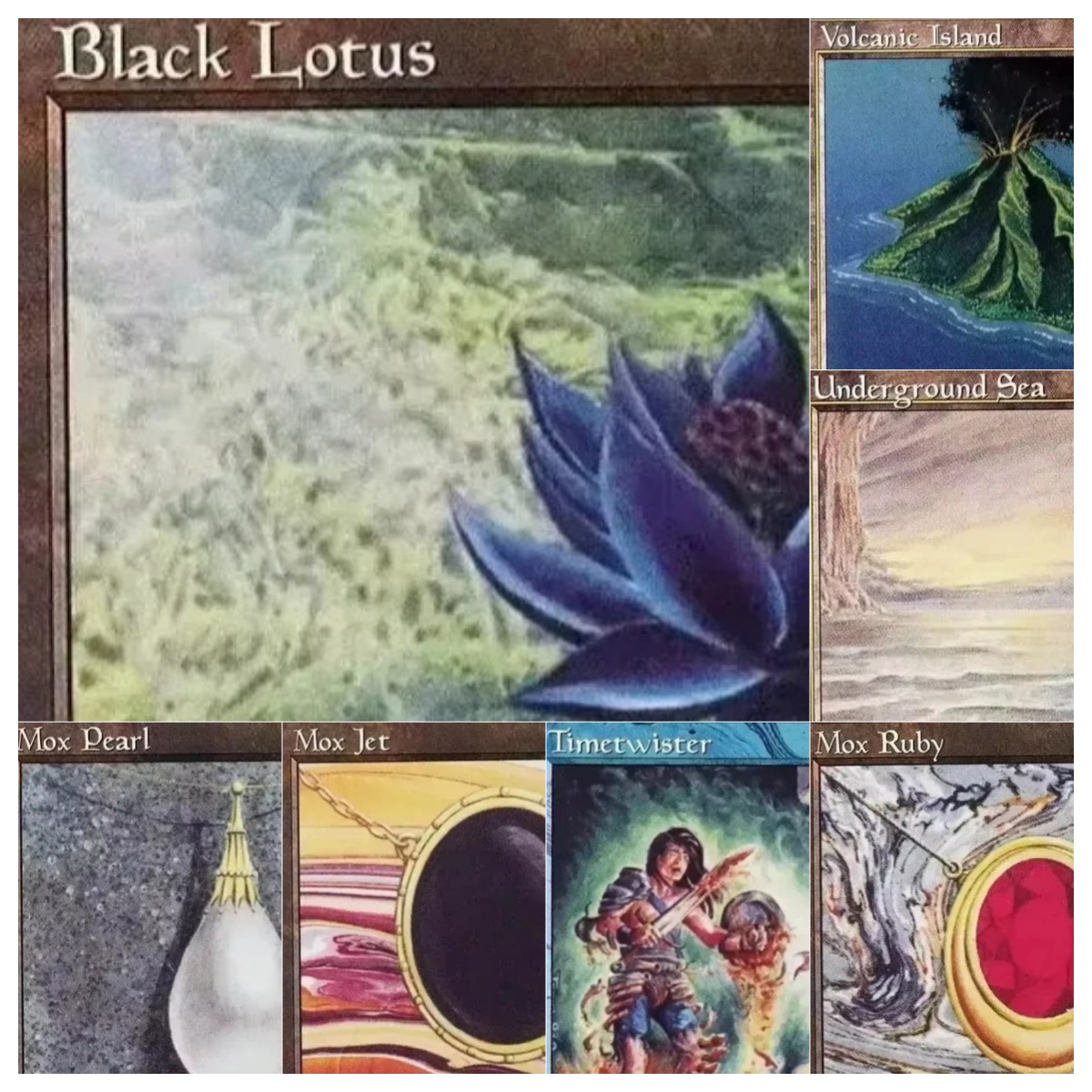 Themed Playing Card - 30-я серия [blacklotus Scrubland] TCG Cards