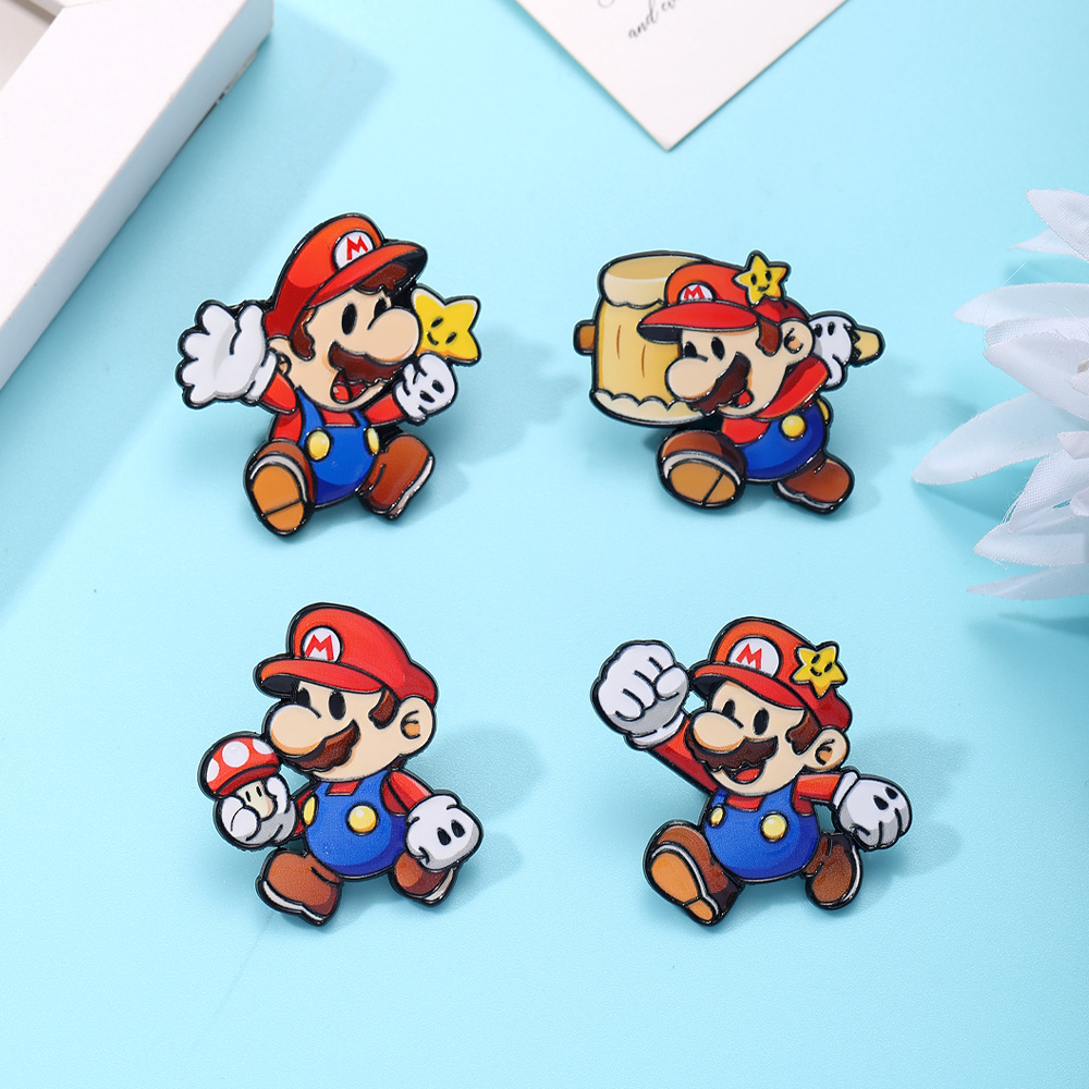 4/8 шт. милых игровых фигурок  – обзор и цена Enamel Pin Set