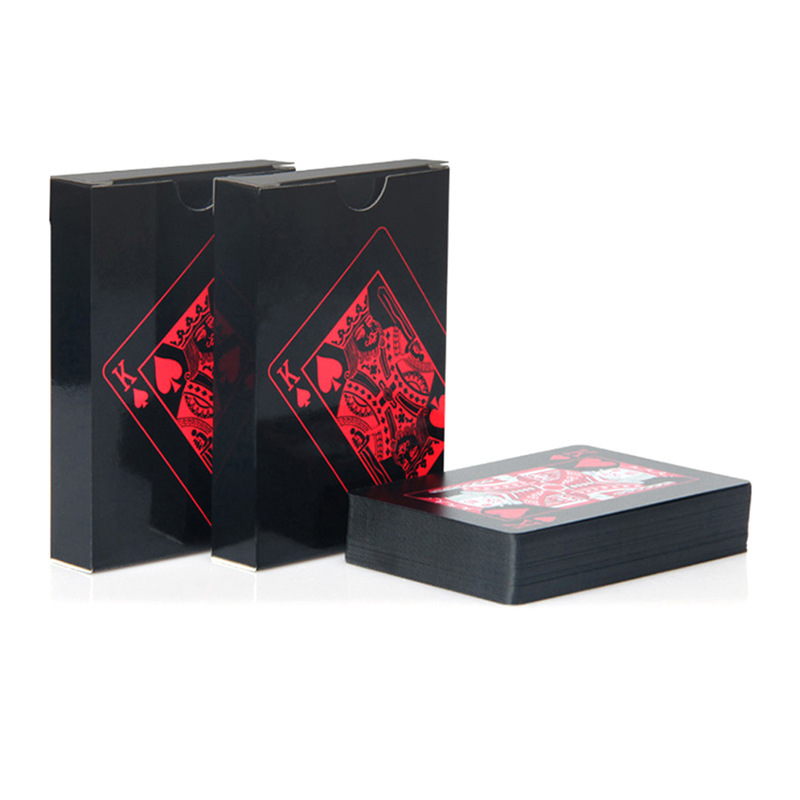 Черные пластиковые игральные к – обзор и цена Themed Playing Card