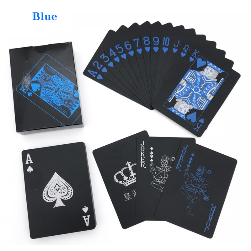 Черные пластиковые игральные к – обзор и цена Themed Playing Card