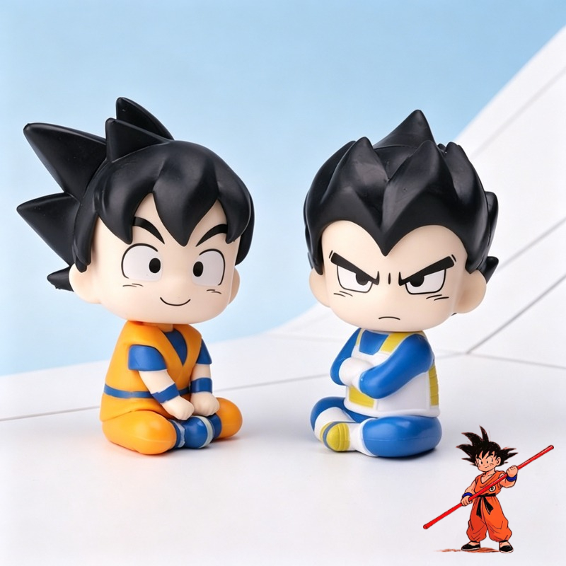 Милая 2D-фигурка Сон Гоку и Ве – обзор и цена Anime Merchandise Figures