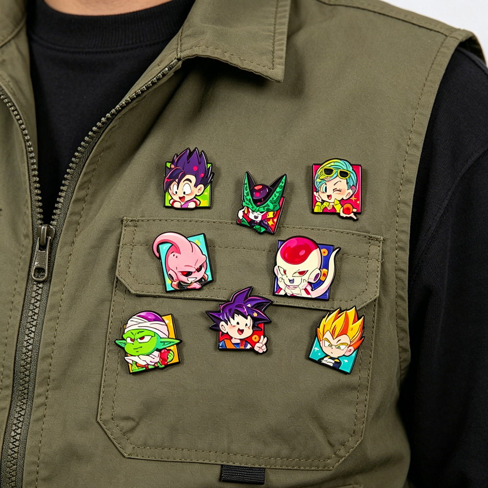 8 шт. эмалевых значков с персо – обзор и цена Enamel Pin Set